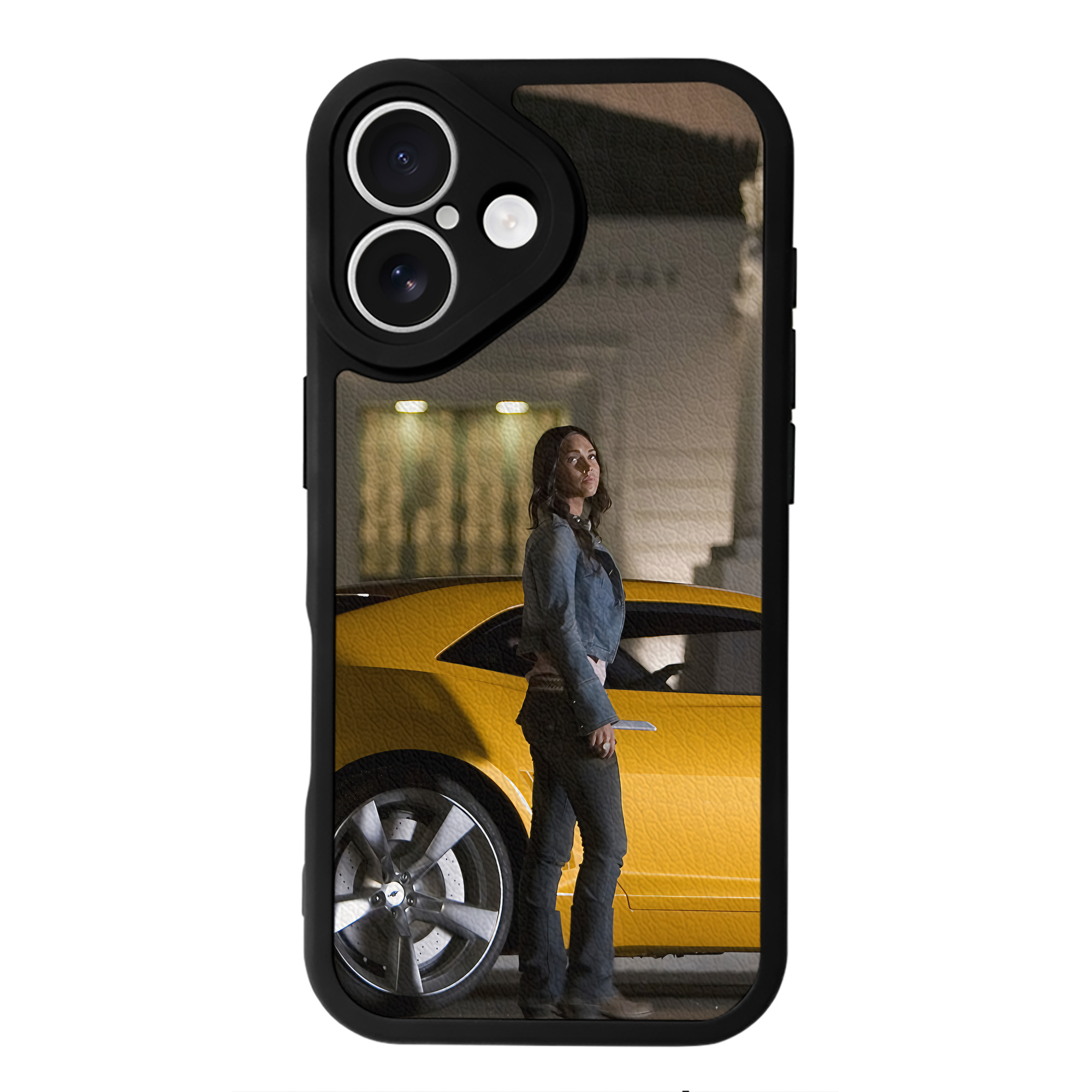 （画像用） Transformers トランスフォーマー 【iPhone 16シリーズ対応】シリコンスマホケース（レザー調） 材質：シリコン